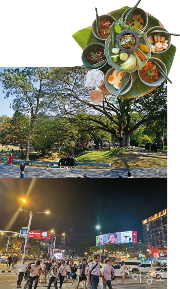 (위)치앙마이 대학교, (아래)님만해민