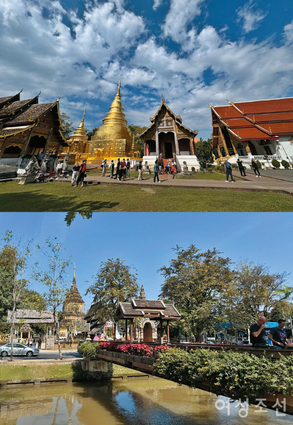 (위)왓 프라싱, (아래)올드타운 혜자