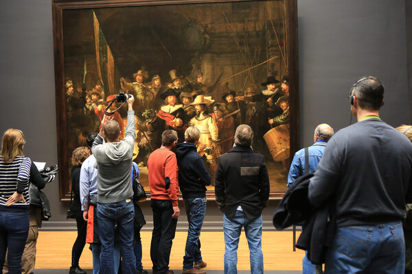 렘브란트의 '야경'.