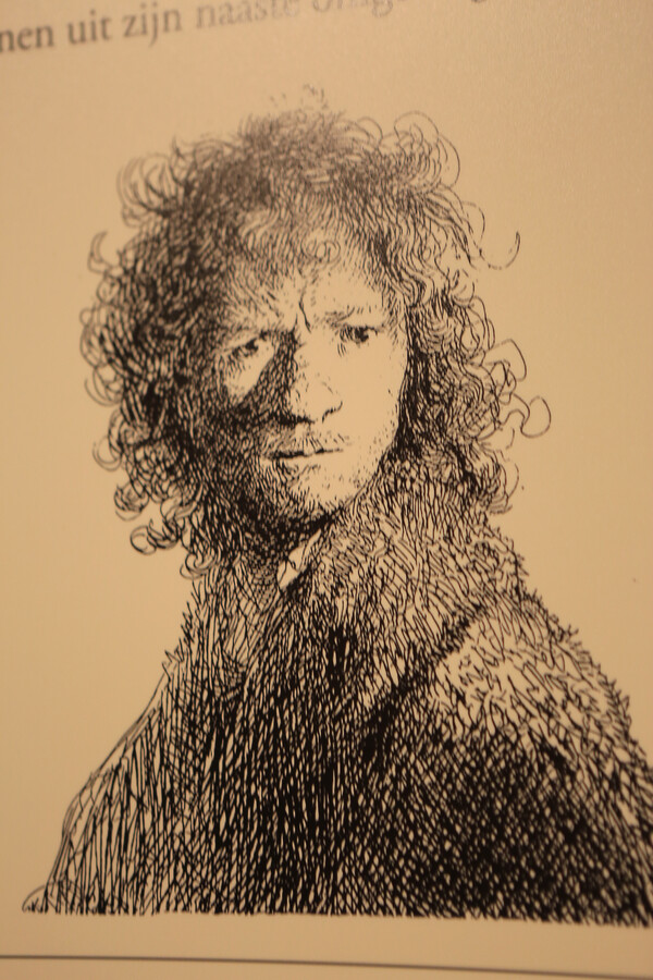 렘브란트의 에칭 작품.