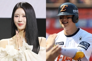 이번엔 야구선수?...<b>이미주</b>, 한화 <b>이진영</b>과 <b>열애설</b> 부인